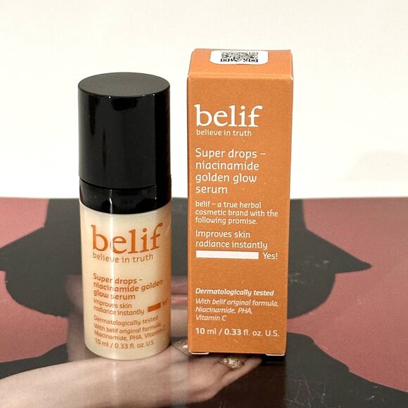 🦋5/$25🦋 Belif Super Drops Niacinamide Golden Glow Serum - Picture 1 of 1